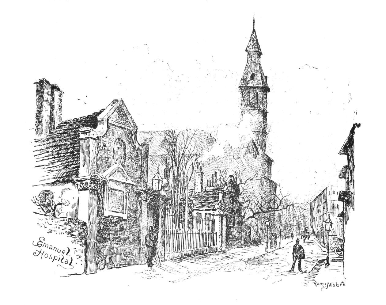 Emanuel Hastanesi, 1890 by Hume Nisbet