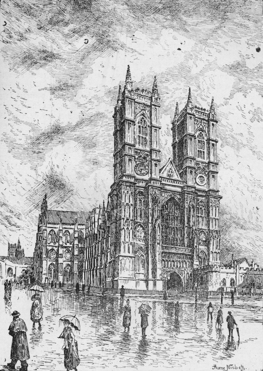 Westminster Manastırı, 1890 by Hume Nisbet