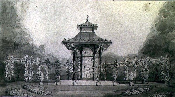 Çin Tarzında Kafes ve Pergola Tasarımı by Humphry Repton