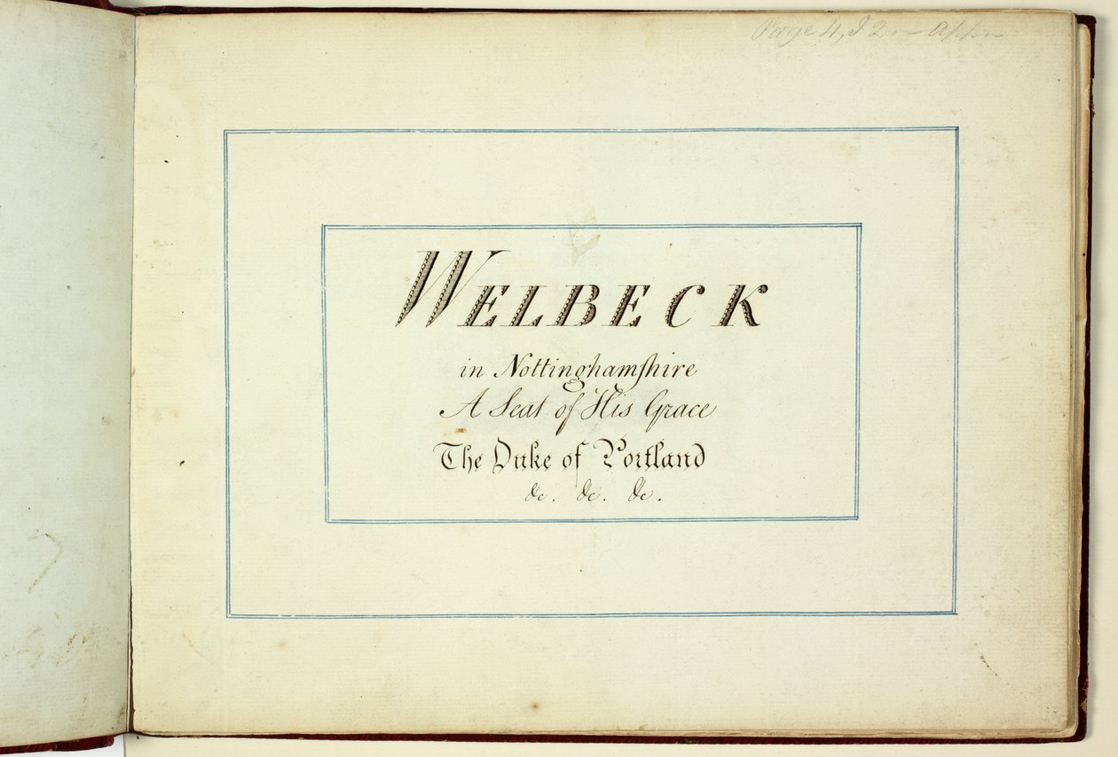 Kırmızı Kitap: Welbeck by Humphry Repton