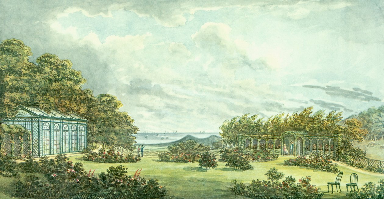 Sheringham Hall için Kırmızı Kitap, c.1812 by Humphry Repton