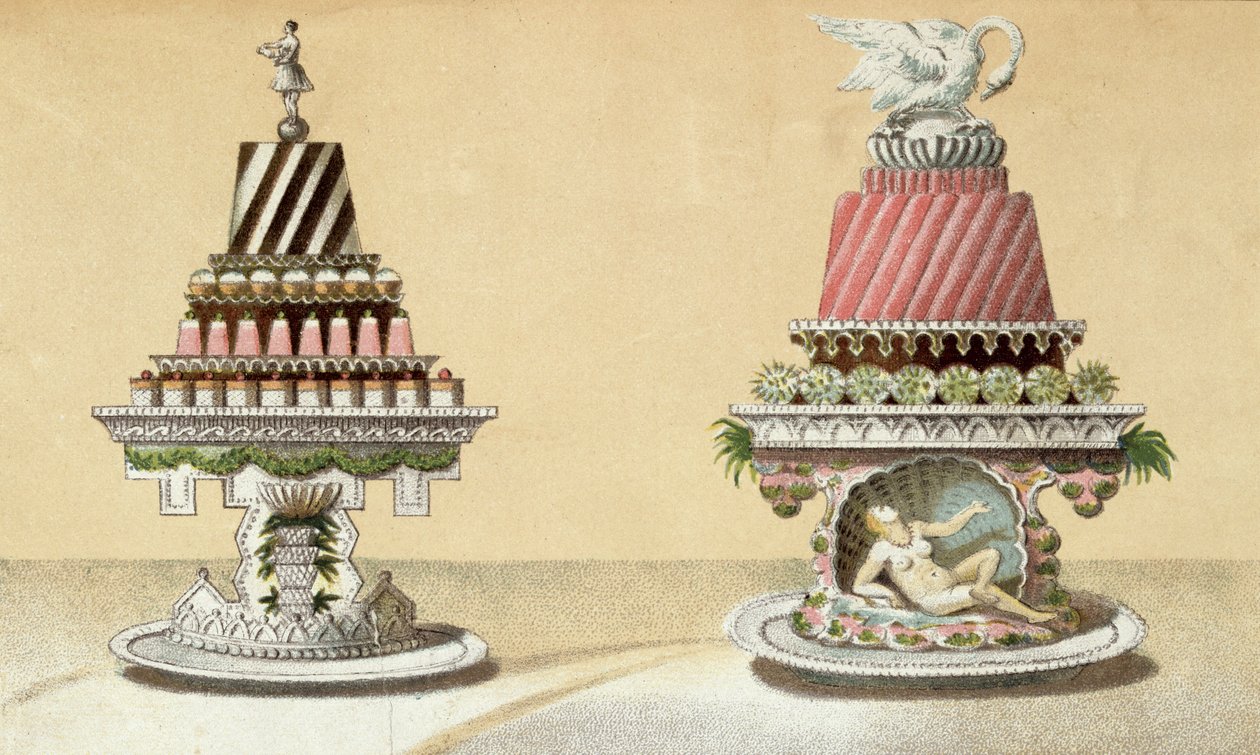Charlottes a la Reine ve Pain de Framboises a la Leda