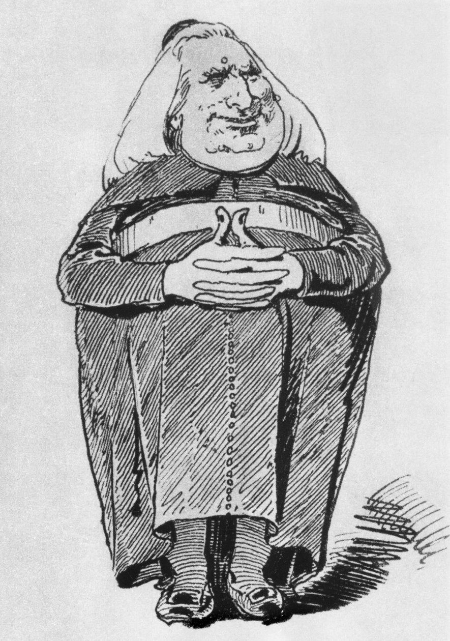Franz Liszt (1811-86) başrahip olarak, Borsszem Janko
