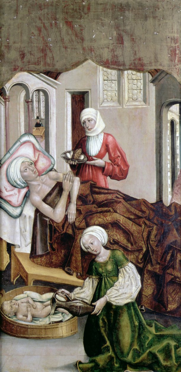 Vaftizci Yahya'nın Doğuşu, Kisszeben, 1490 by Hungarian School