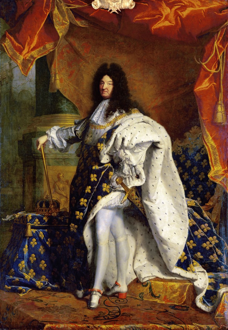 Louis XIV Kraliyet Kostümü, 1701 by Hyacinthe Francois Rigaud