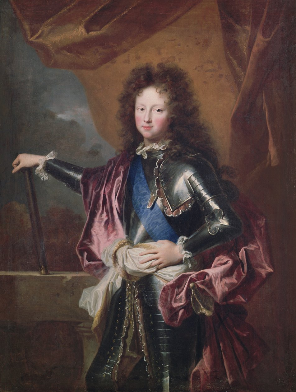 Portrait of Philippe II (1674-1723) Duke of Chartres as a Boy  by Hyacinthe Francois Rigaud