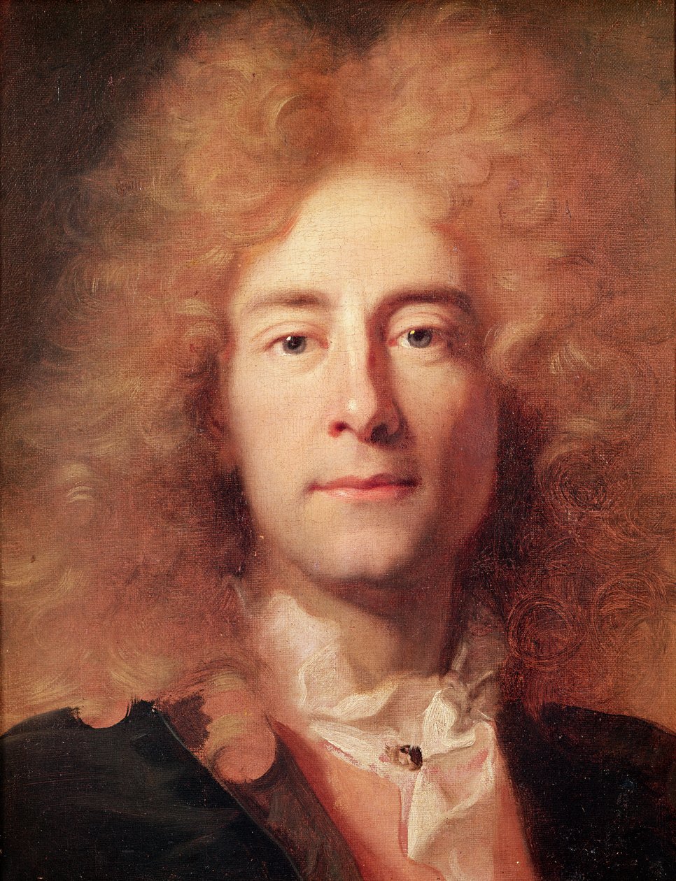 Bilinmeyen Bir Adamın Portresi by Hyacinthe Francois Rigaud