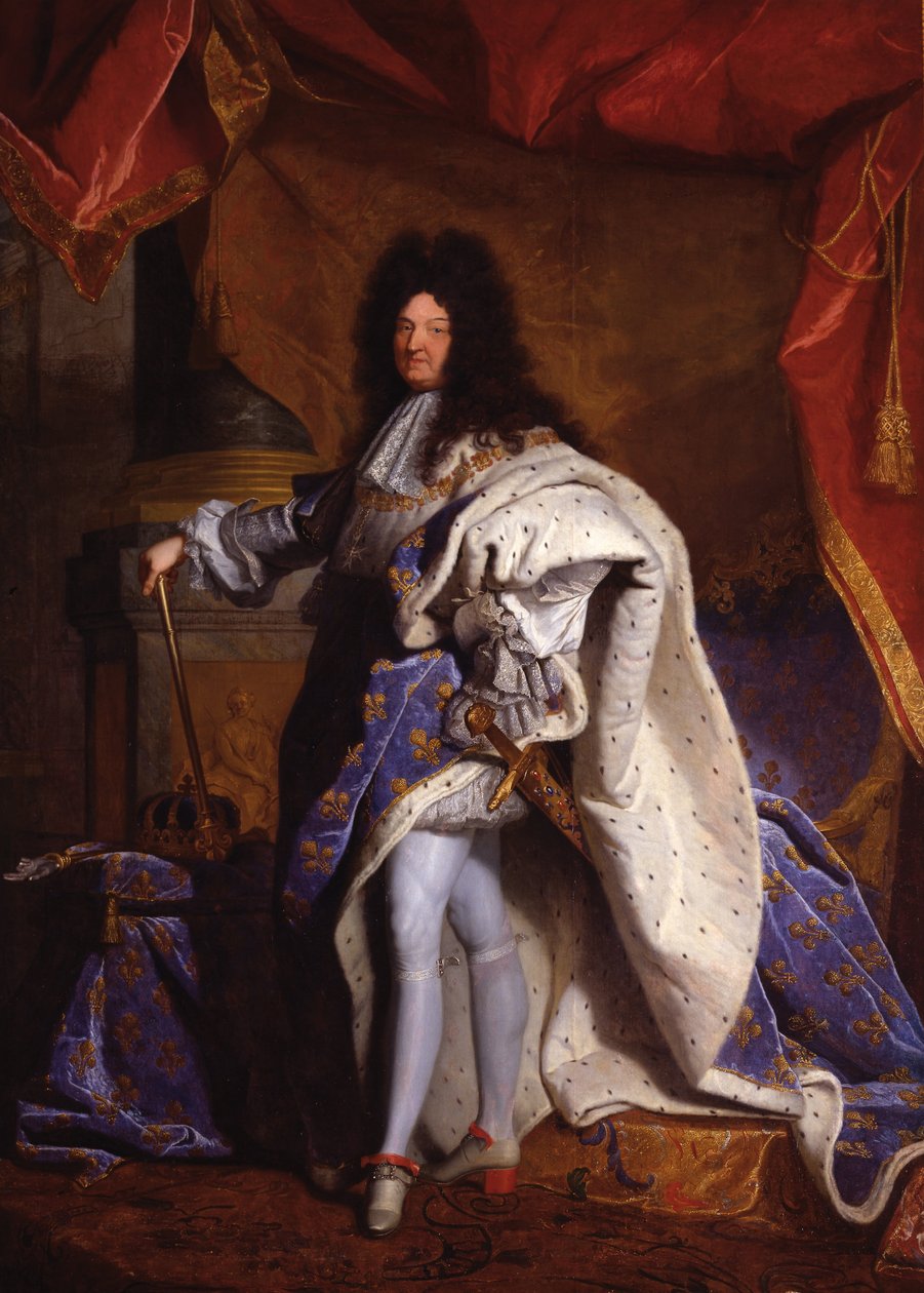 Louis XIV, Fransa Kralı (1638-1715) by Hyacinthe Francois Rigaud