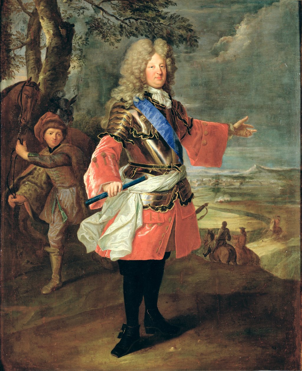 Louis de France (1661-1711) Le Grand Dauphin, 1697  by Hyacinthe Francois Rigaud