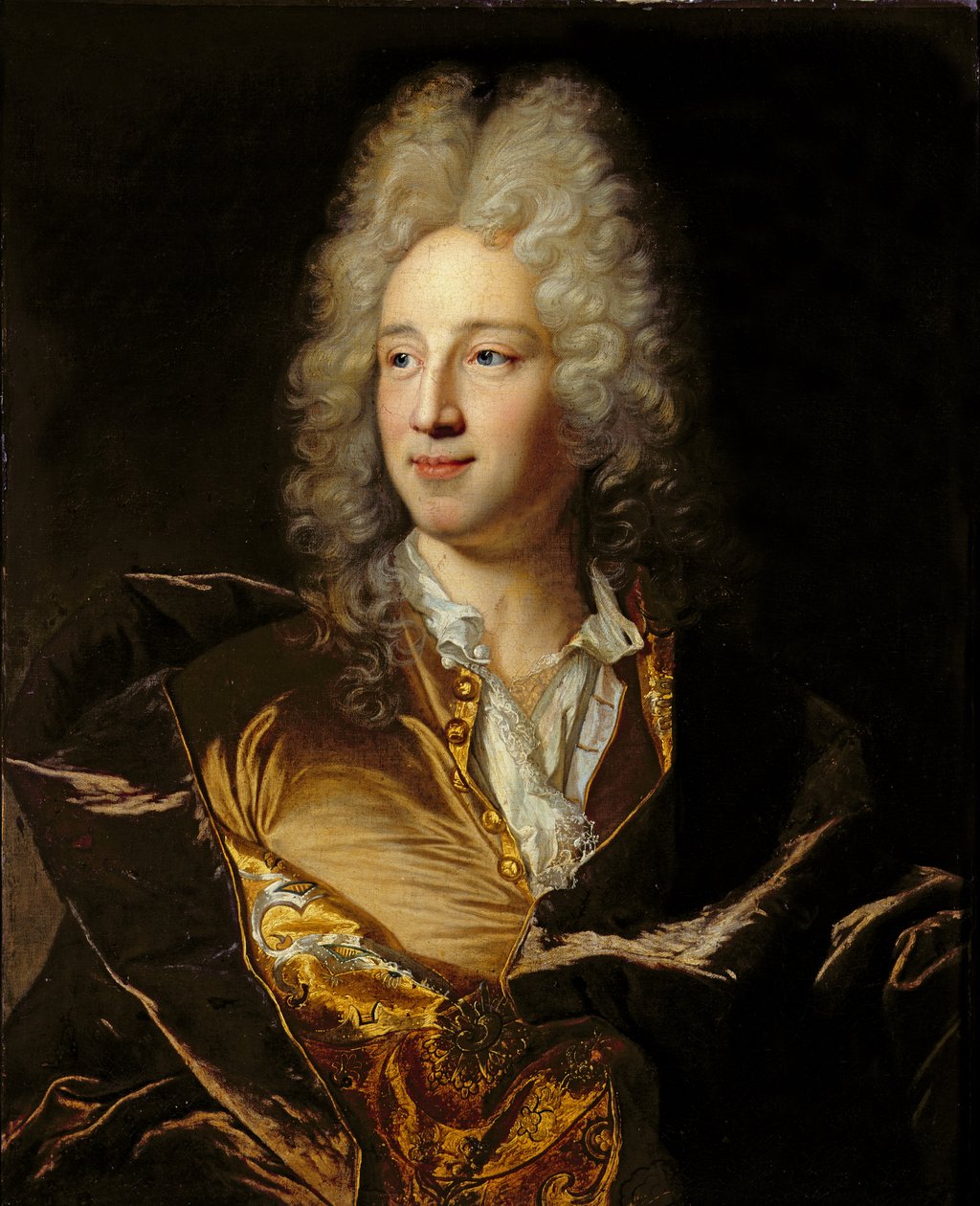 Portrenin Louis-Alexandre de Bourbon (1678-1737) Duc de Damville olduğu tahmin ediliyor by Hyacinthe Francois Rigaud