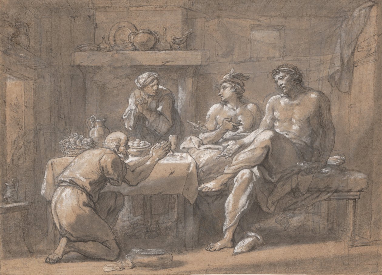 Jüpiter ve Merkür, Baucis ve Philemon