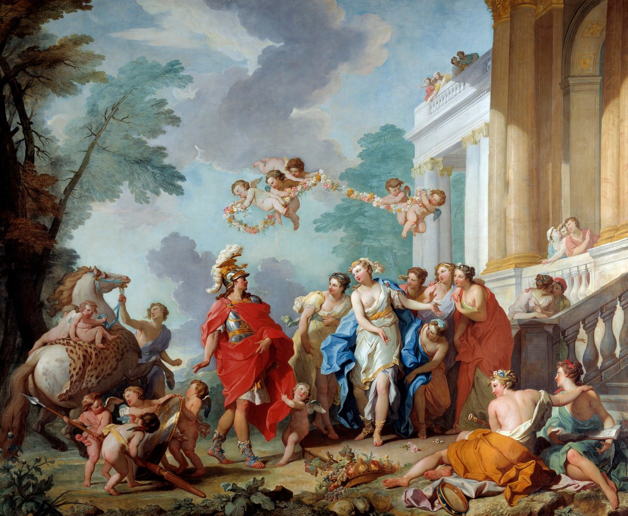 Bilinmeyen resim by Hyacinthe Collin de Vermont
