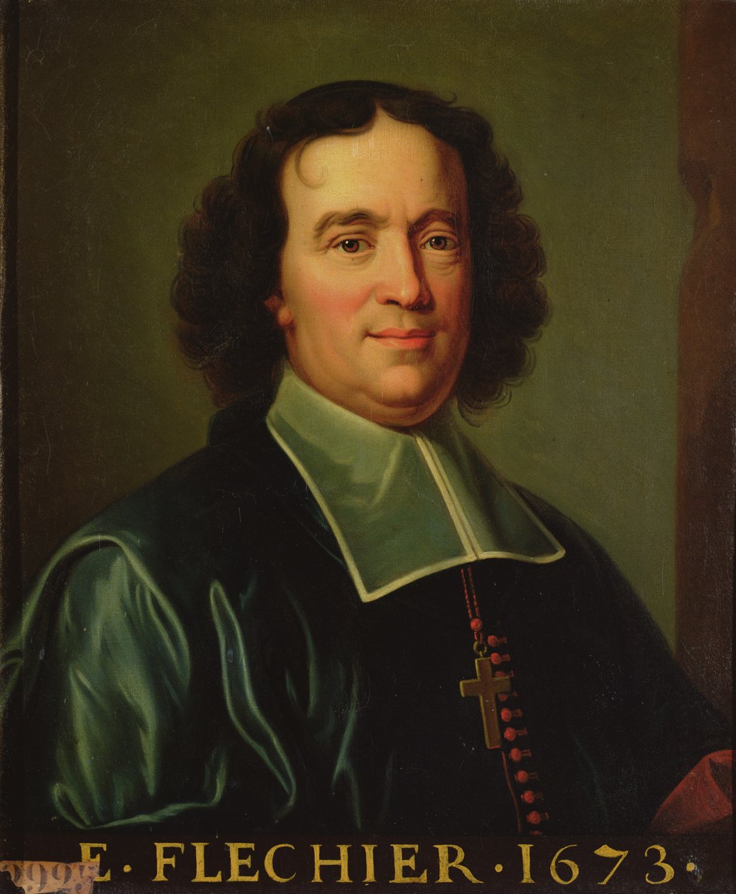 Esprit Flechier (1632-1710) Nimes Piskoposu by Hyacinthe Francois Rigaud