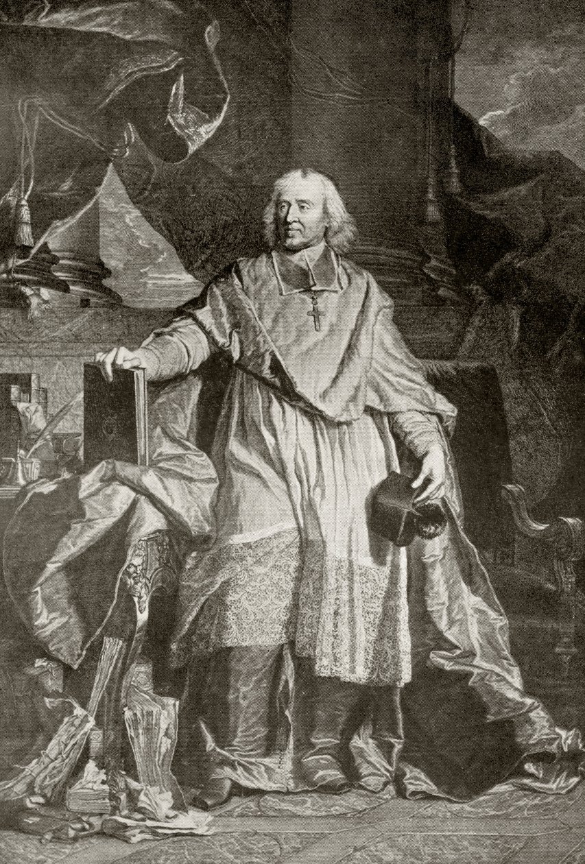 Jacques Benigne Bossuet, Pierre Imbert Drevet tarafından oyulmuş, Alfred Whitman