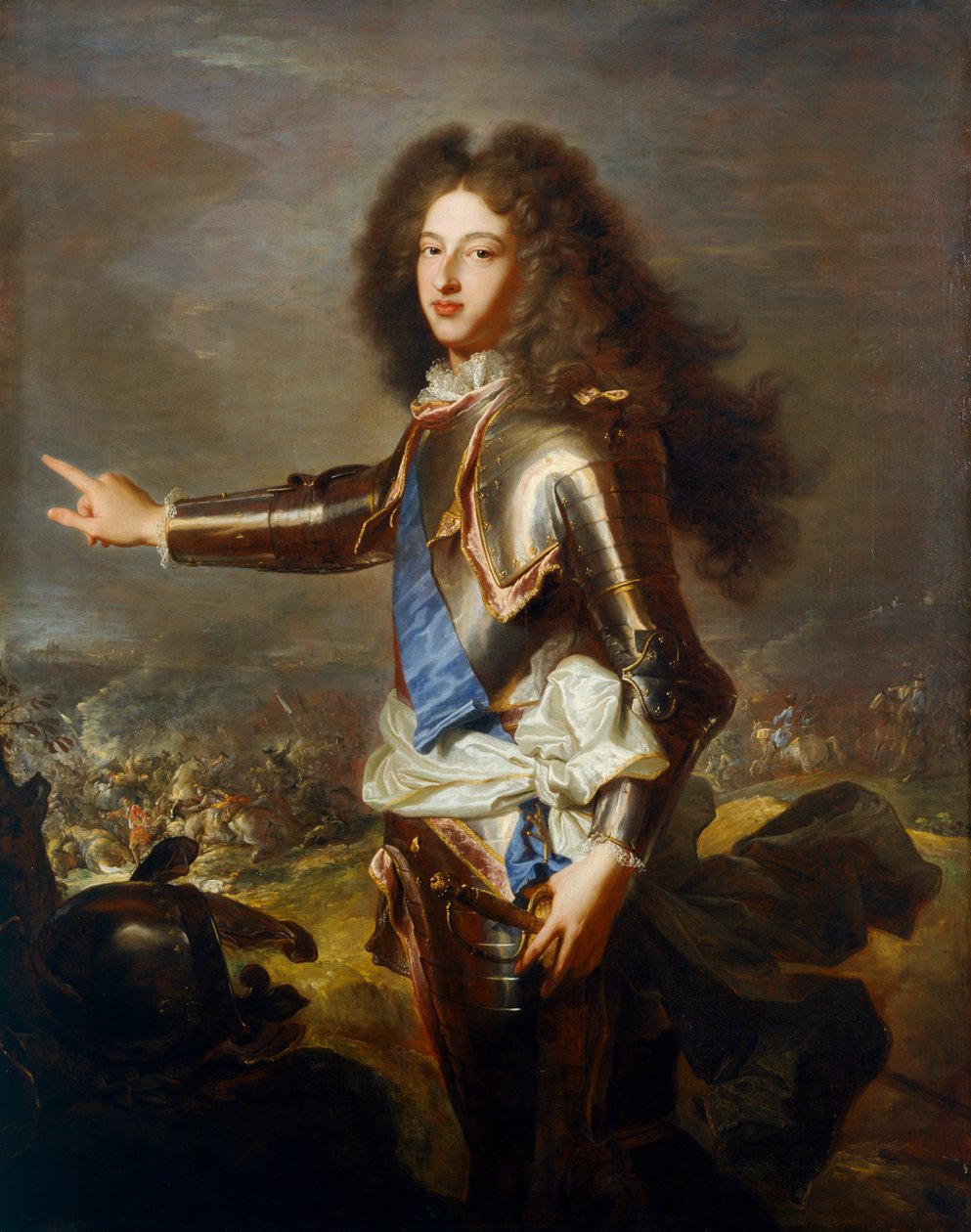 Louis, Burgundy Dükü, 1702 dolayları (tuval üzerine yağlıboya) by Hyacinthe Francois Rigaud