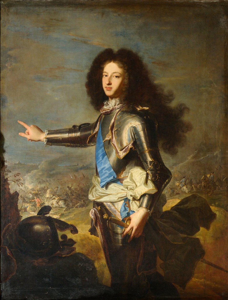 Louis de France, Burgonya Dükü 1682-1712, 18. yüzyılın başlarında. by Hyacinthe Francois Rigaud