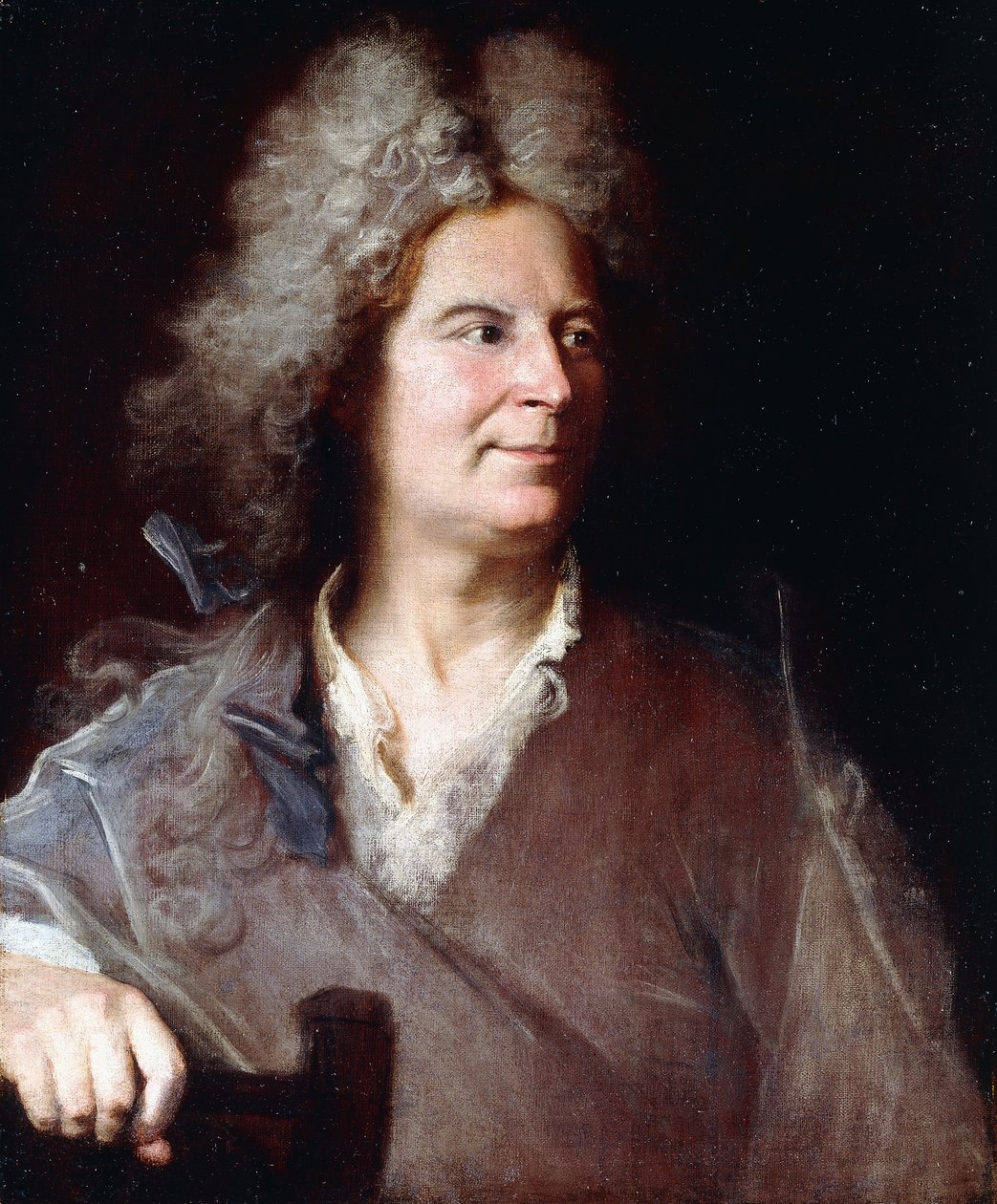 Robert Le Lorrain Olduğu Söylenen Bir Heykeltıraşın Portresi by Hyacinthe Francois Rigaud
