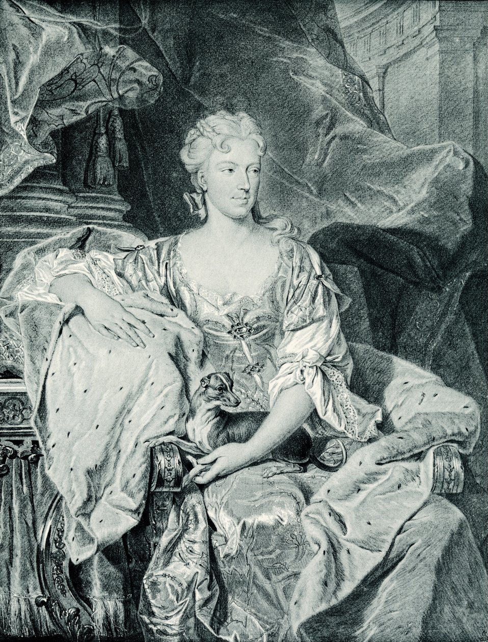 Susanne Henriette dElbeuf by Hyacinthe Francois Rigaud