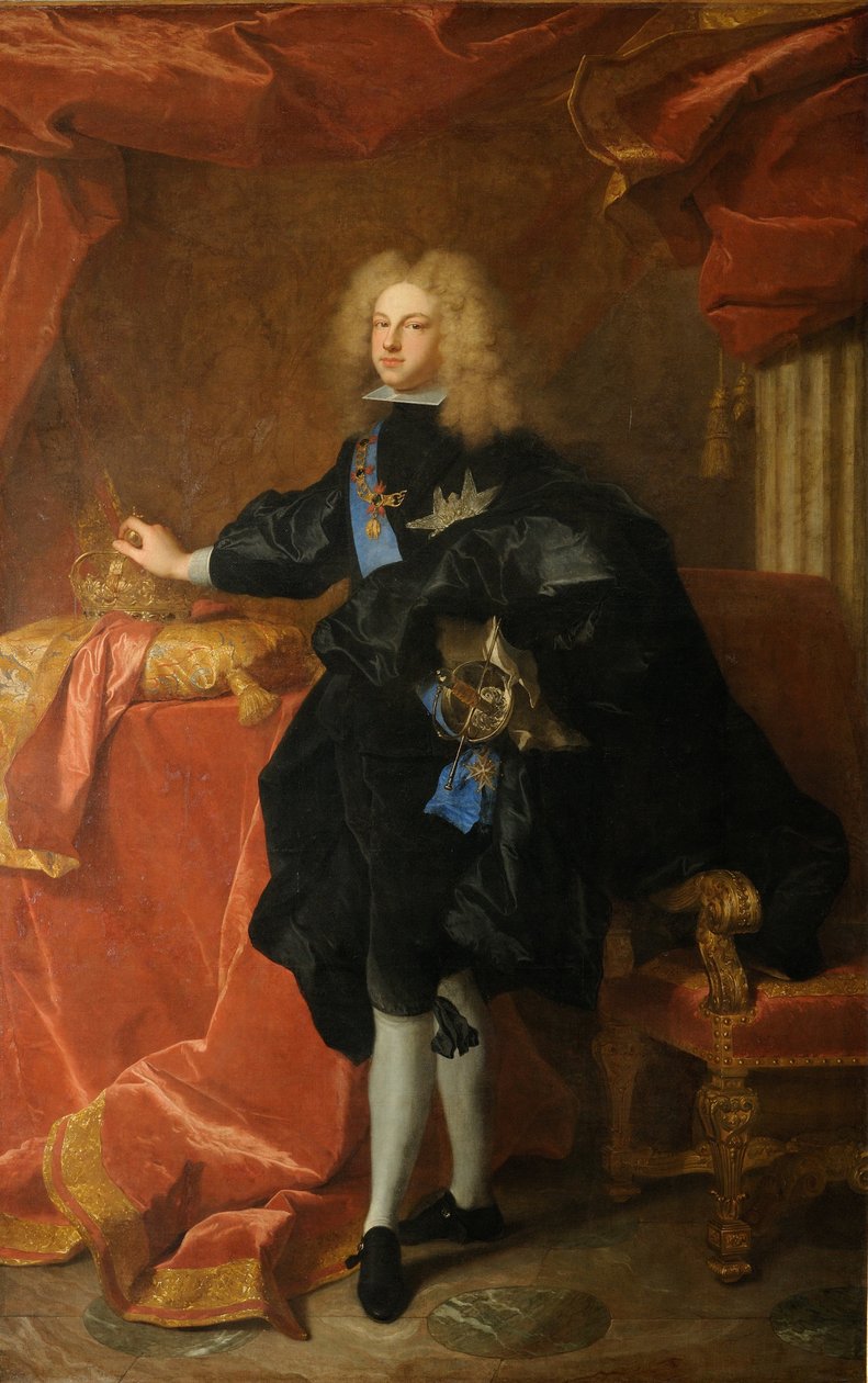 Philip V, İspanya Kralı 1683-1746, 1701 by Hyacinthe François Honoré Rigaud