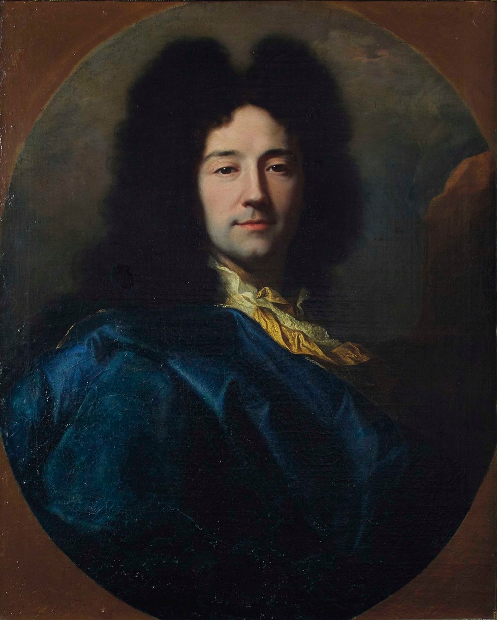 Otoportre Otoportre, Mavi Önlüklü, 1696. by Hyacinthe François Honoré Rigaud