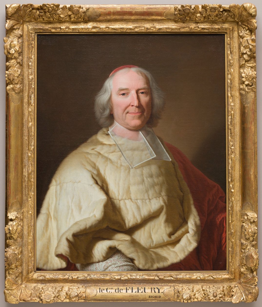 Kardinal Andre Hercule de Fleury 1653-1743 by Hyacinthe Rigaud