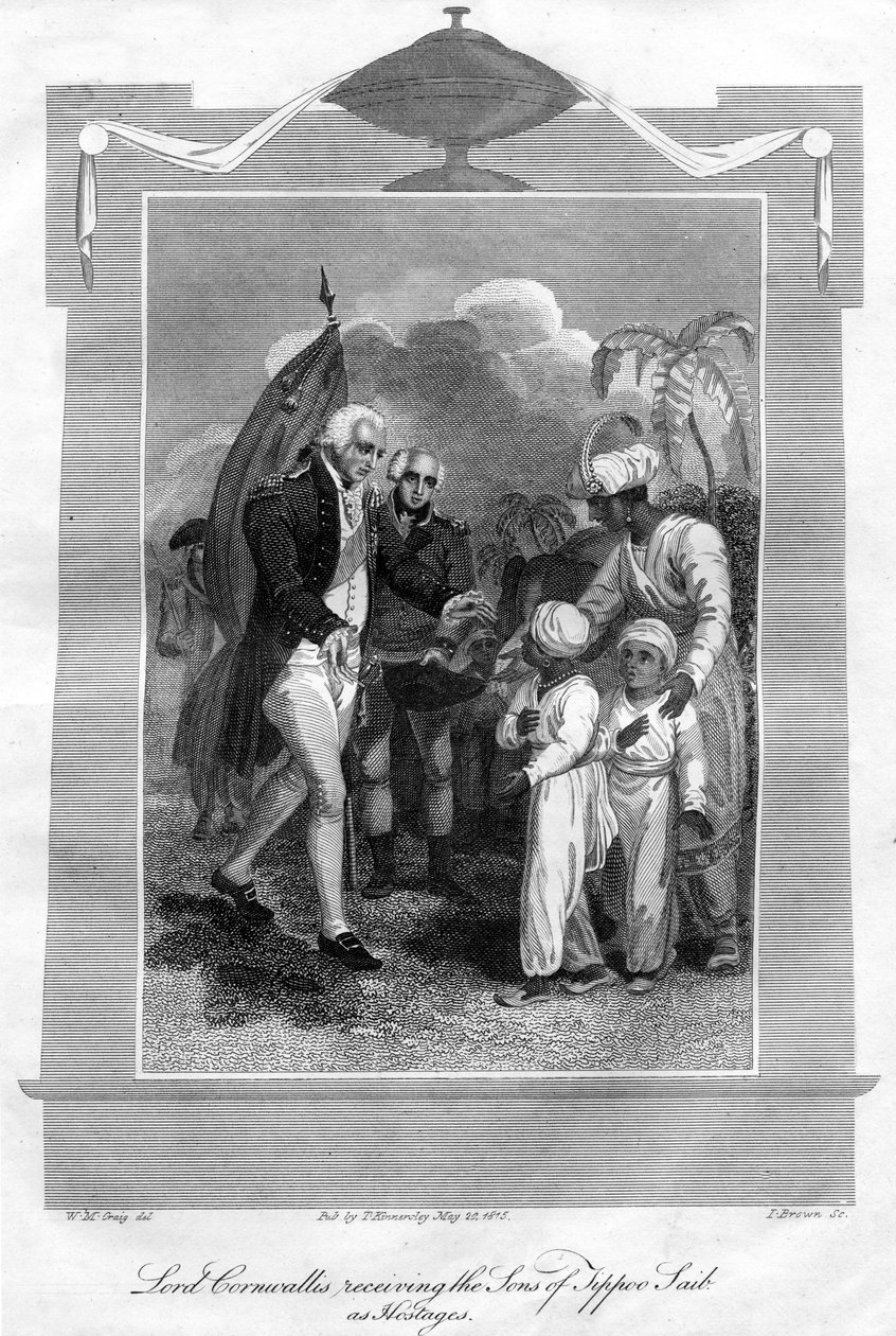 Lord Cornwallis 1738-1805, Tippoo Saib