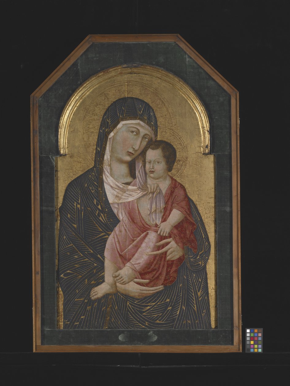 Madonna And Child (ahşap üzerine tempera ve altın) by Icilio Federico (attr. to) Joni