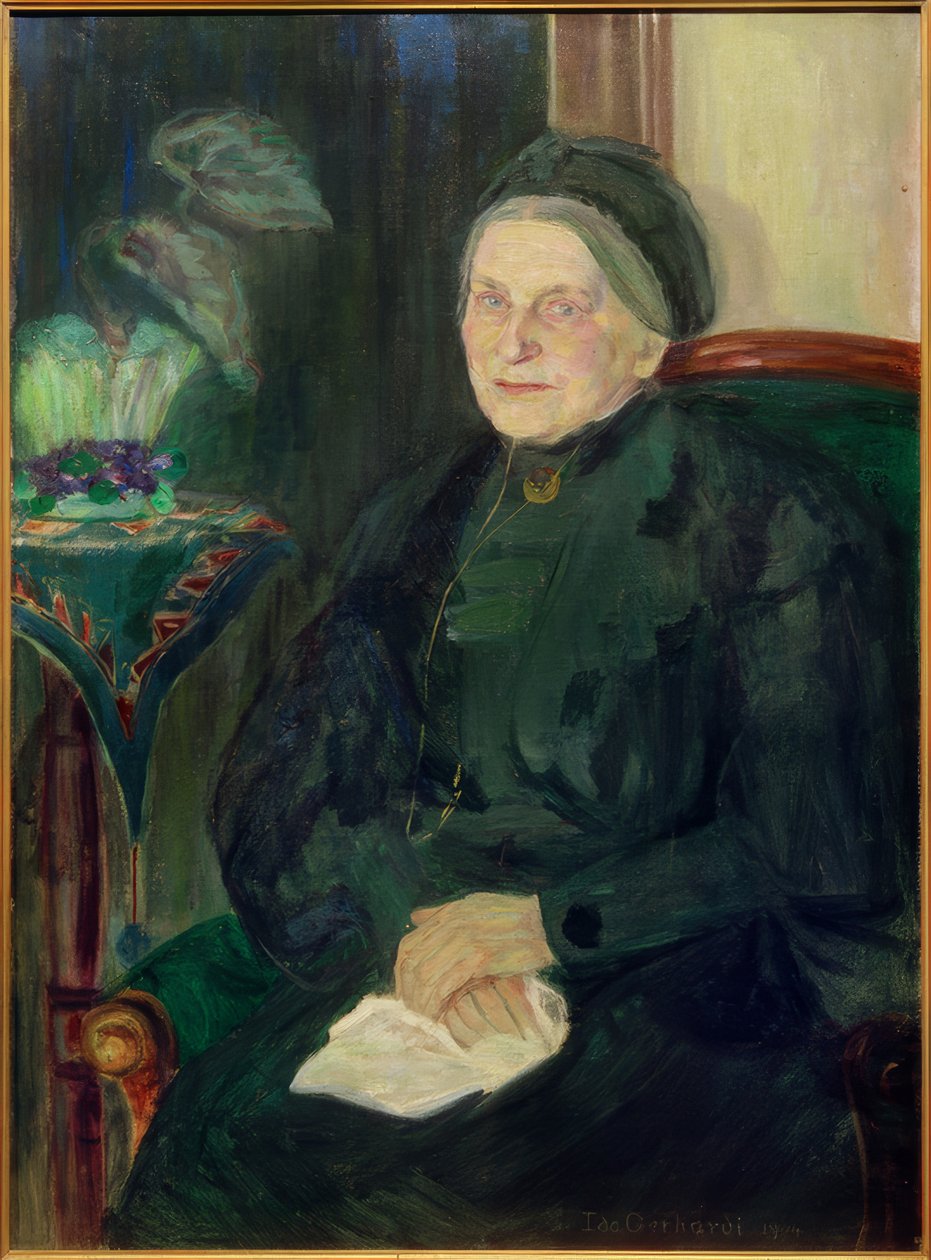 Yaşlı Bir Kadının Portresi (Emma Turck) by Ida Gerhardi