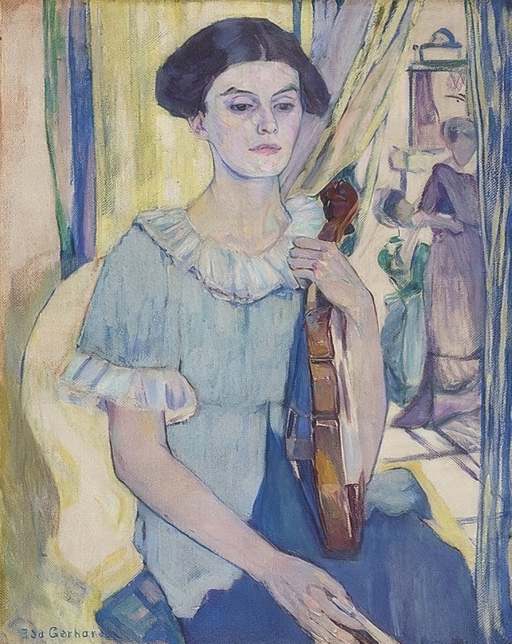 Kemancı. 1906 by Ida Gerhardi