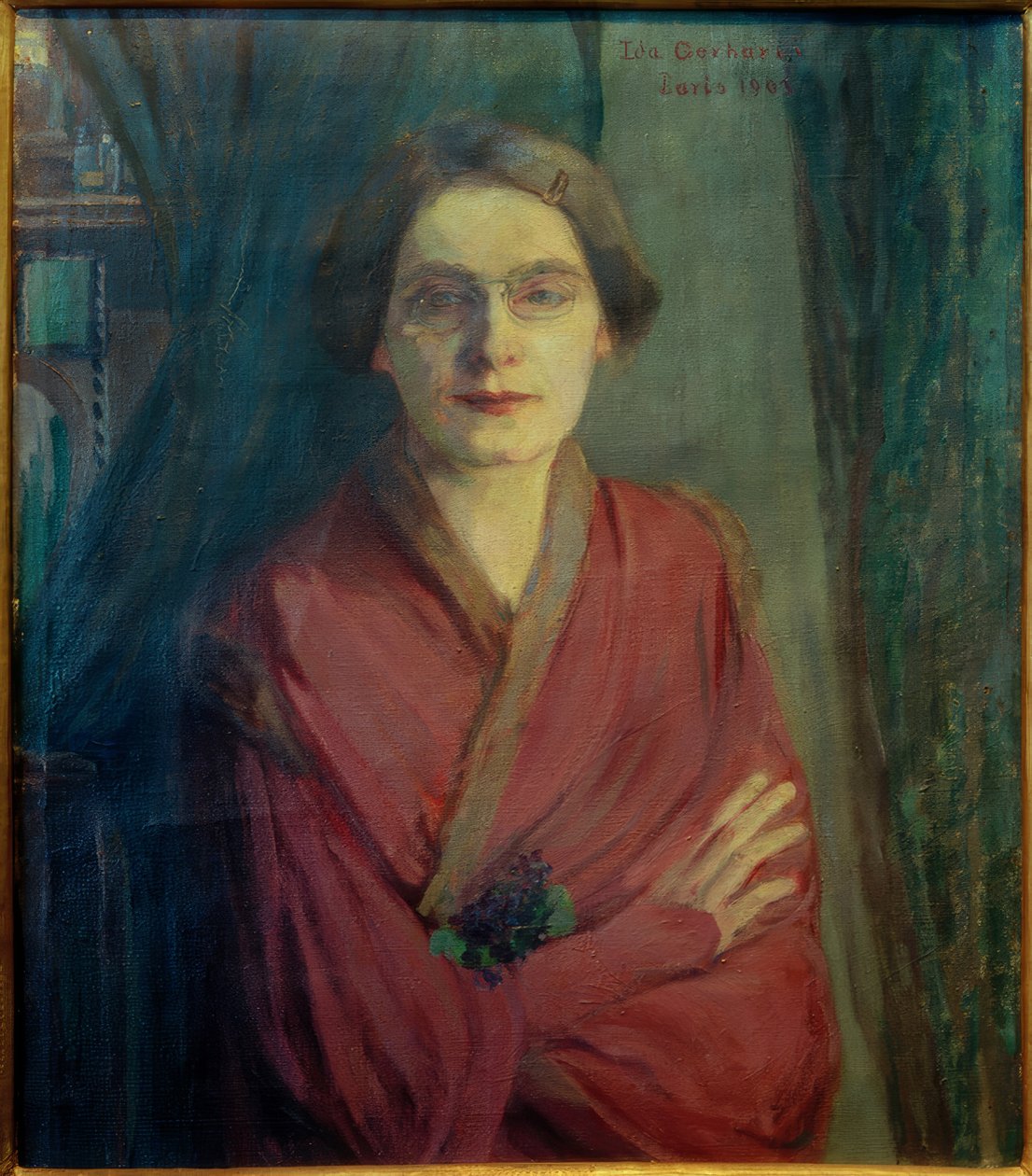 Kendi portresi İ. by Ida Gerhardi