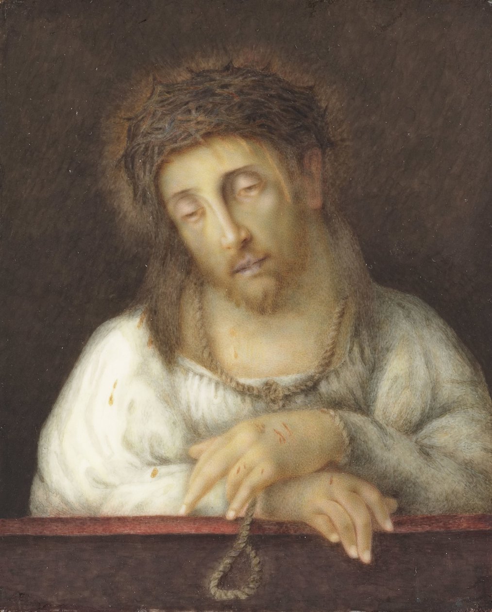 Bir keder adamı olarak Mesih by Ida Jacoba Reigersman (attributed to)