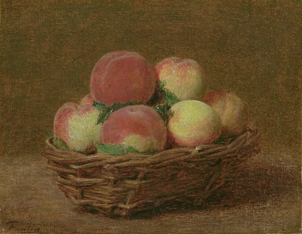şeftali, 1894 by Ignace Henri Jean Fantin Latour