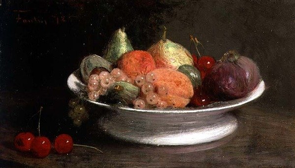 Meyve Natürmort by Ignace Henri Jean Fantin Latour