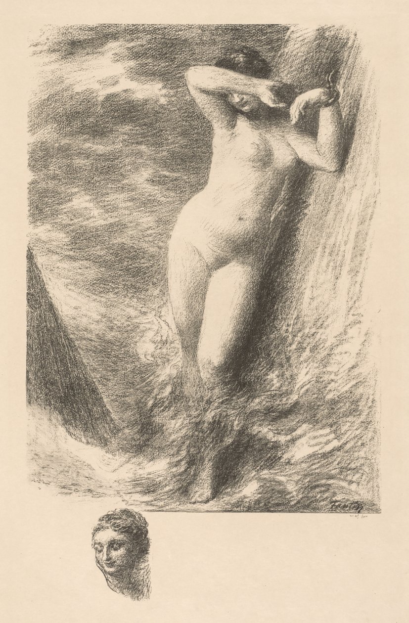 Andromeda, 1901. by Ignace Henri Jean Fantin Latour