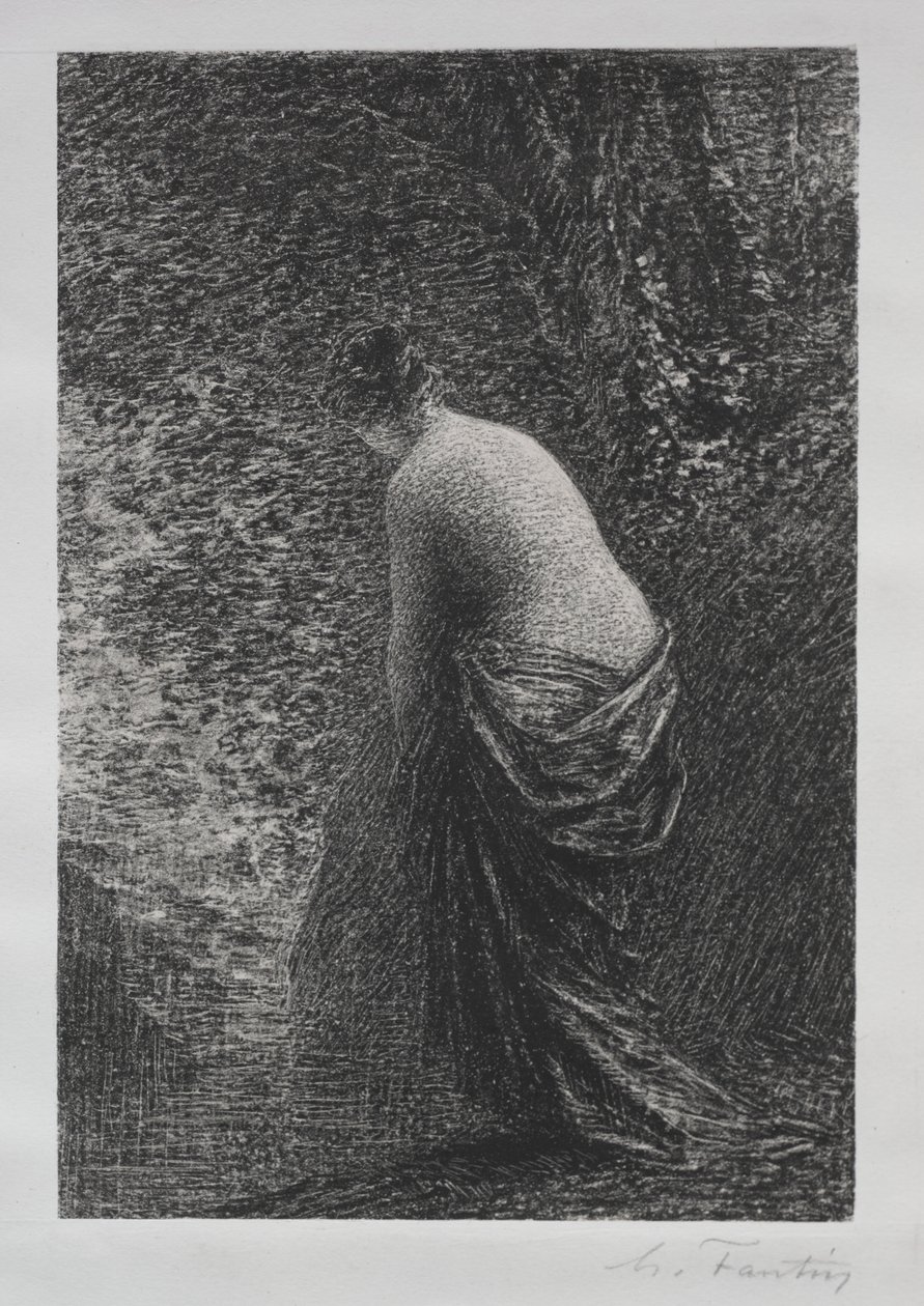 Ayakta Duran, 1879. by Ignace Henri Jean Fantin Latour