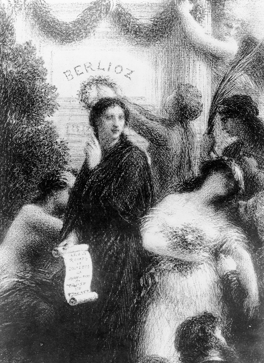 Berlioz veya Doğum Günü, 1876 by Ignace Henri Jean Fantin Latour