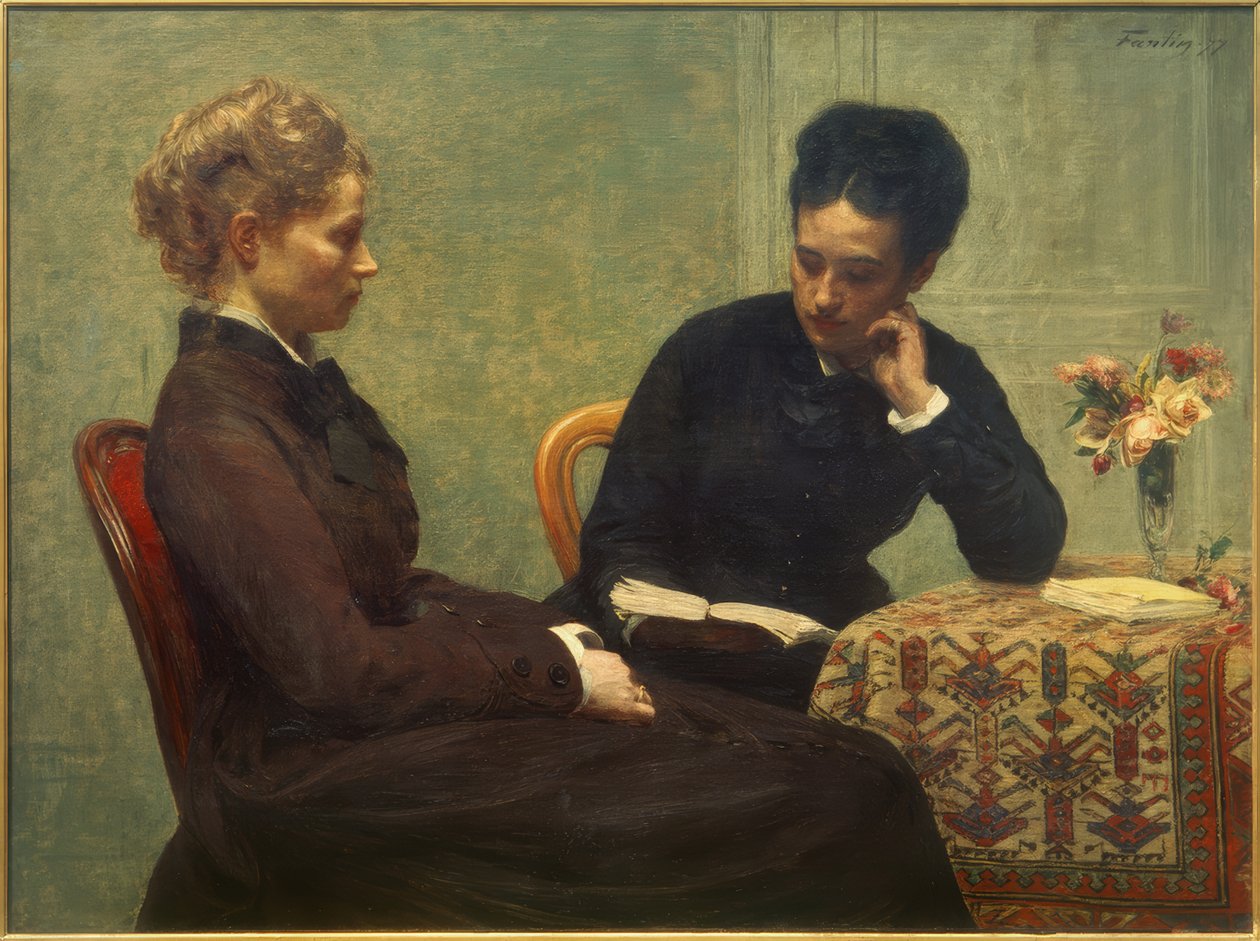 Ders by Ignace Henri Jean Fantin Latour