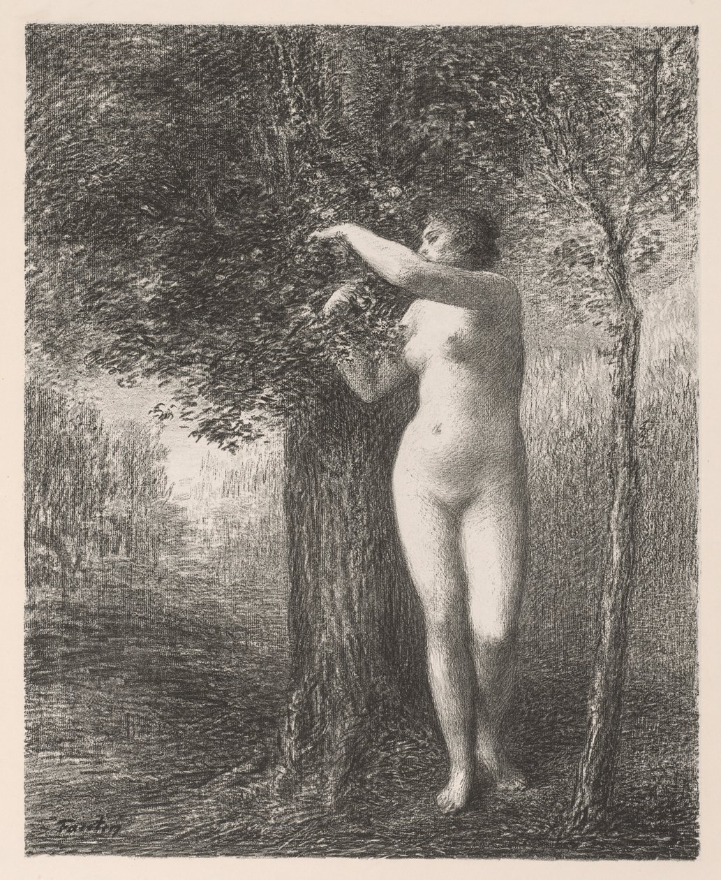 Havva, 1896. by Ignace Henri Jean Fantin Latour
