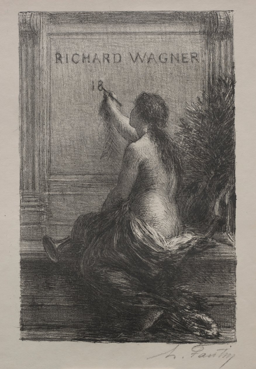 Ölümsüzlük, 1886. by Ignace Henri Jean Fantin Latour