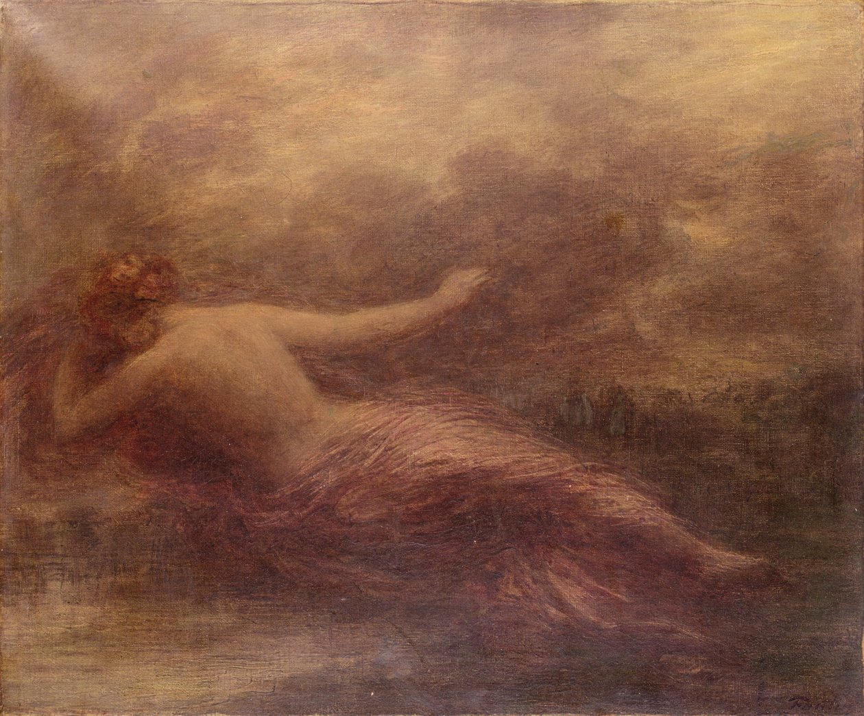 Gece by Ignace Henri Jean Fantin Latour
