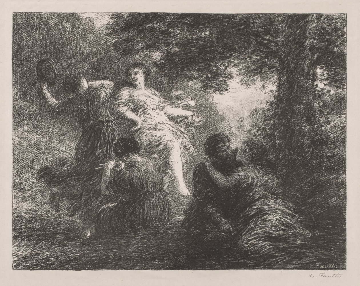 Pastoral. by Ignace Henri Jean Fantin Latour