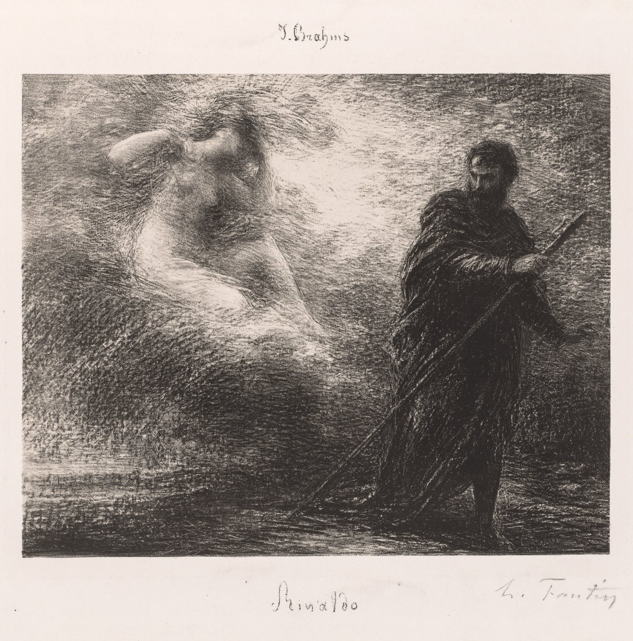 Rinaldo, 1881. by Ignace Henri Jean Fantin Latour