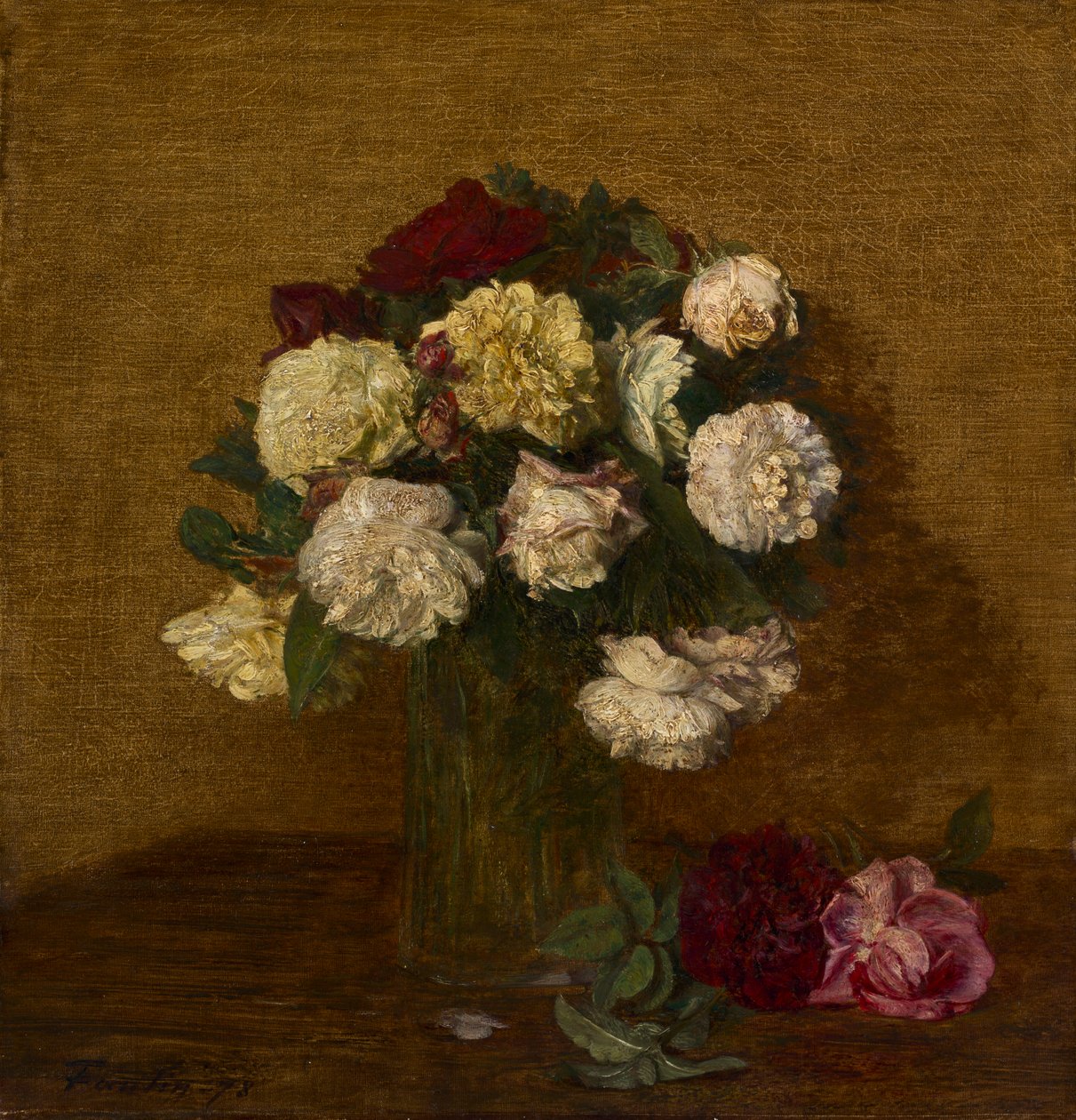 Vazoda Güller, 1878. by Ignace Henri Jean Fantin Latour