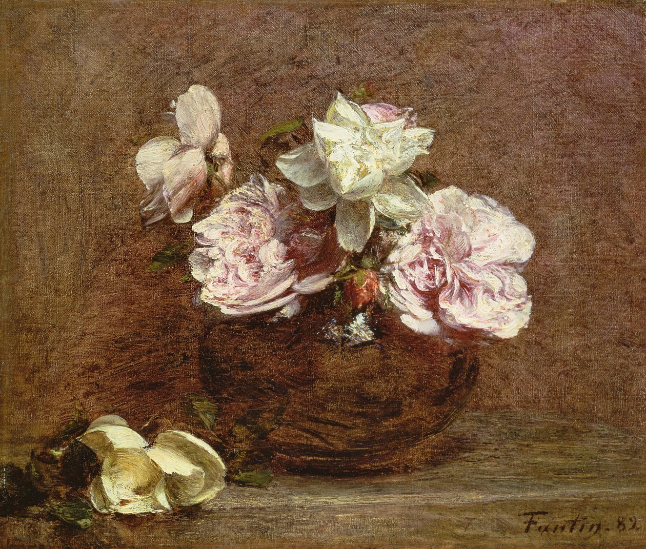 Roses of Nice, 1882 by Ignace Henri Jean Fantin Latour