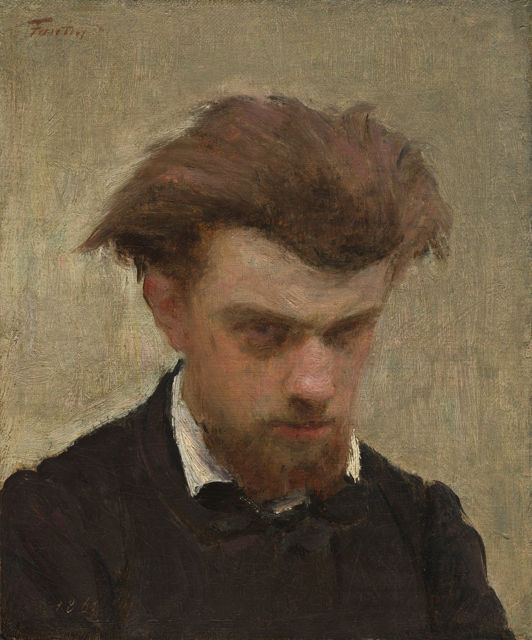 Otoportre by Ignace Henri Jean Fantin Latour