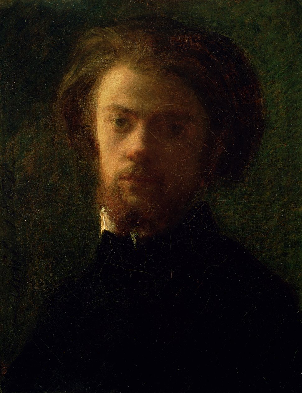 Otoportre, 1860 by Ignace Henri Jean Fantin Latour