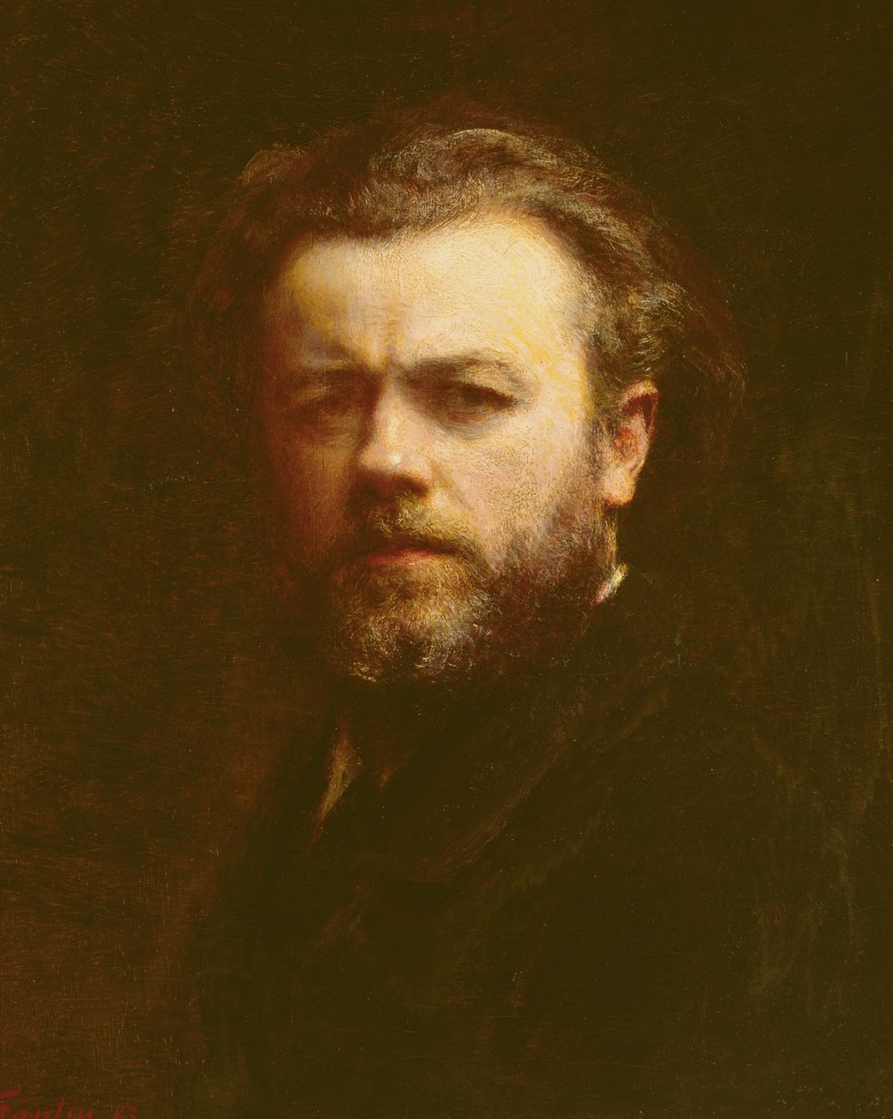 Otoportre, 1883 by Ignace Henri Jean Fantin Latour
