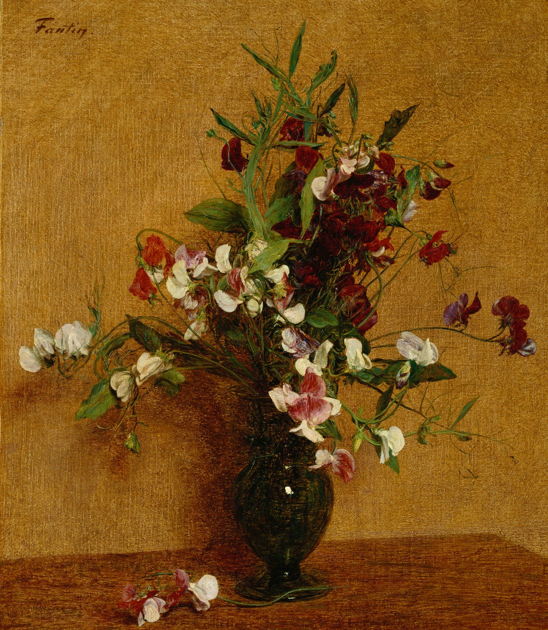 Tatlı Bezelye; Tatlı Bezelye, 1888 by Ignace Henri Jean Fantin Latour