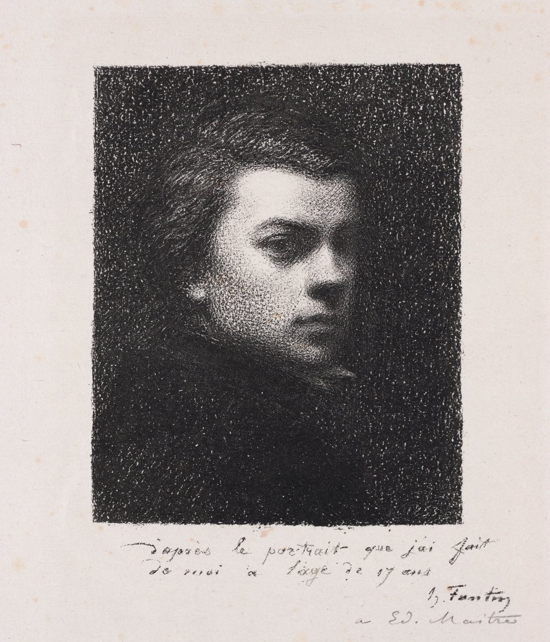 17 Yaşında Sanatçı, 1892. by Ignace Henri Jean Fantin Latour
