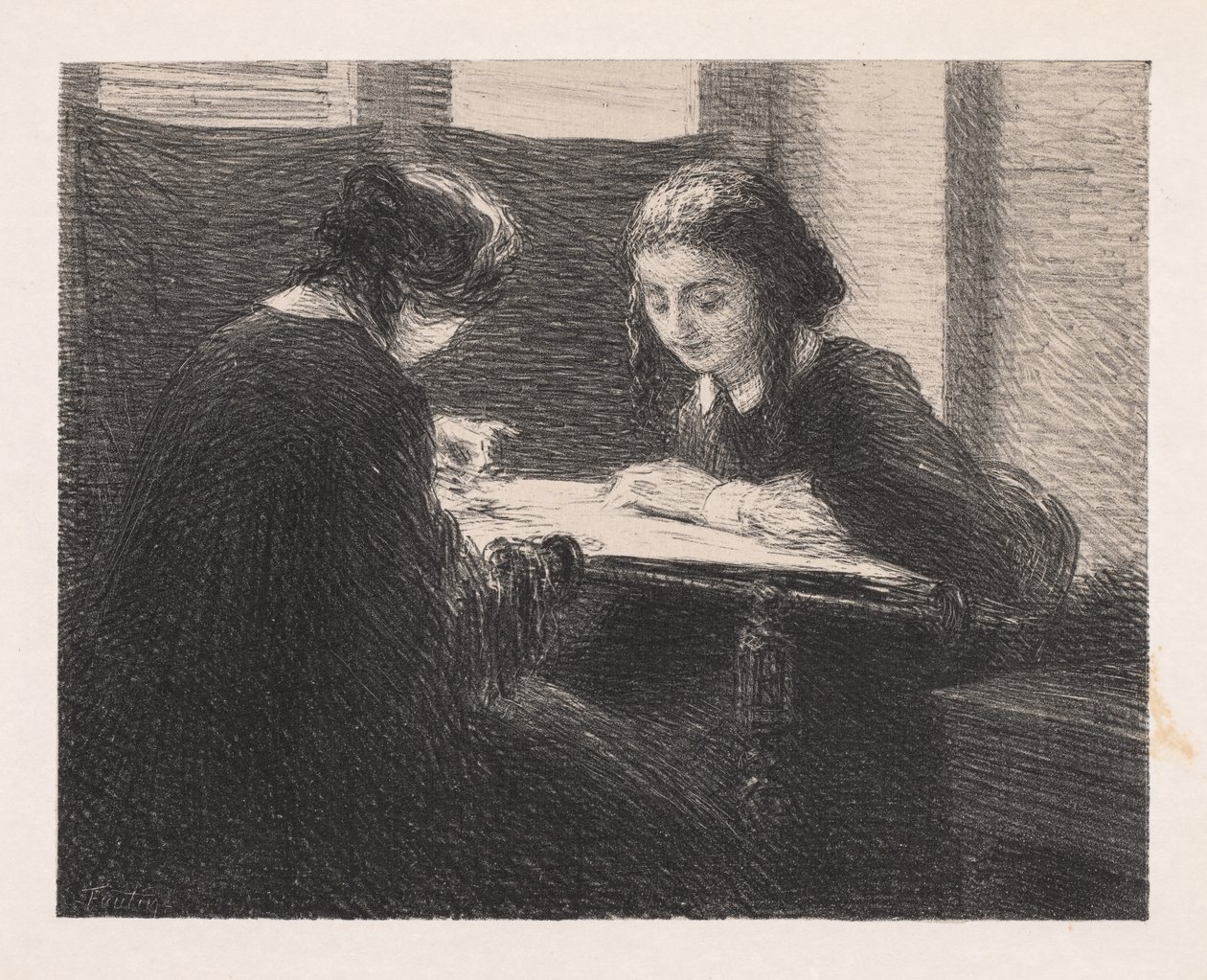 Nakışlar Les Nakışçılar, 1898. by Ignace Henri Jean Fantin Latour